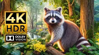 THE WORLD OF BABY ANIMALS 4K HDR |  with Cinematic Sound (Colorful Animal Life)