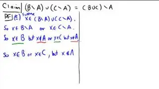 Two proofs from set theory