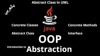 #052 [JAVA] - Abstraction (Real-Life Examples, Introduction to Abstract Class, UML Abstract Class)