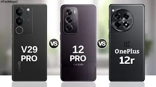 Vivo V29 Pro vs Oppo Reno 12 Pro vs OnePlus 12r || Full Comparison