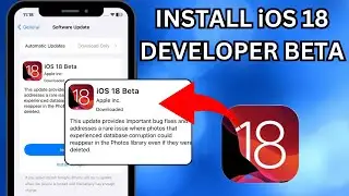 iOS 18 Beta Download / iOS 18 Beta Profile Download / How to get iOS 18 beta / iPhone / 2024