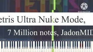 [Black Midi] Tetris Ultra Nuke Mode, 7 Million notes, JadonMIDI.