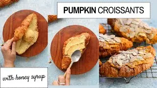 Transform Leftover Croissants into Scrumptious Pumpkin Almond Croissants!