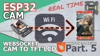 ESP32 CAM | Tutorial - [Part.5] In wireless directly, connecting ESP32CAM to ESP32 (feat. TFT LCD)