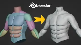 Sculpt Muscles | Beginners TRY THIS in Blender | EASY Tutorial