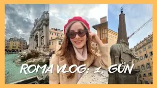 Roma Vlog: 1. Gün- Fontana Di Trevi, İspanyol Merdivenleri, Pantheon