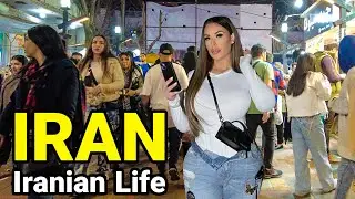 Tehran City NightLife!! 🇮🇷 Night Walk In Luxury Neighborhood | IRAN ایران