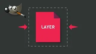 How to Crop a Single Layer in GIMP