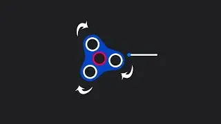 SVG Animation - Fidget Spinner | Figma, HTML and CSS