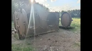 Печь четырехретортная углевыжигательная. Обзорное видео.