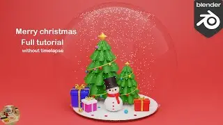 How to create Christmas tree in blender || Beginner tutorial || easy tutorial