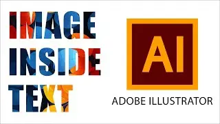 Clipping Text Inside Image In Adobe Illustrator