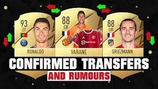 FIFA 22 | NEW CONFIRMED TRANSFERS & RUMOURS! 🤪🔥 ft. Varane, Ronaldo, Griezmann... etc