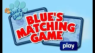 Blue's Clues Blue's Matching (Old browser game)