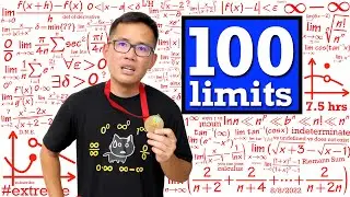 100 calculus limits (ft epsilon-delta definition and Riemann sum limits )