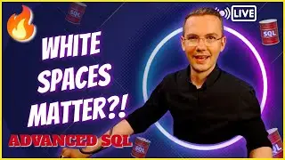 🛢 SQLBootcamp Advanced Series: Do Whitespaces MATTER?! 🤯 (Yes, they do.)