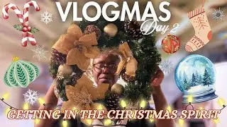 CHRISTMAS DECOR HUNTING AND HAUL | BUDGET-FRIENDLY | Michael's, TJ Maxx | ‘VLOGMAS DAY 2’