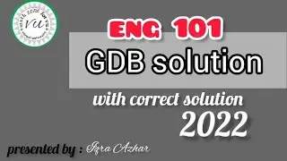eng101 gdb solution 2022