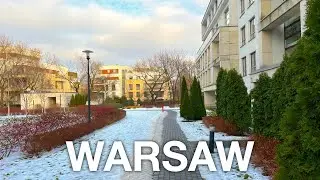 Wilanow WARSAW 🇵🇱 Poland Walk (Ultra HDR 4K 60FPS) Winter Walk in December 2022