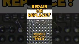 Is this repair worth it? Customer really wanted their iPhone 7 Audio IC fixed #iPhoneRepair