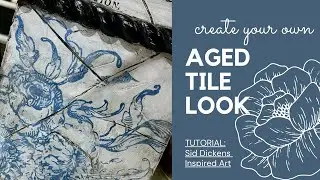 Created a Cracked Tile Look Using Air Dry Clay: Tutorial