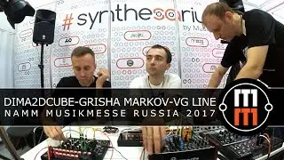 DIMA2DCUBE-GRISHA MARKOV-VG LINE - live (NAMM Musikmesse Russia 2017)