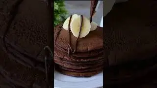 Vegan Chocolate Pancakes | No Egg No Milk No Butter Pancakes #chocolatepancakes  #egglesspancakes