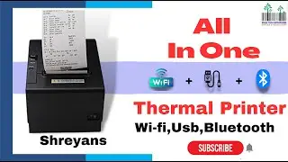 Thermal Printer Wi-Fi Bluetooth USB ShreyanshCN810 3inch Bill ReceiptPrinter usbWifiBluetoothThermal