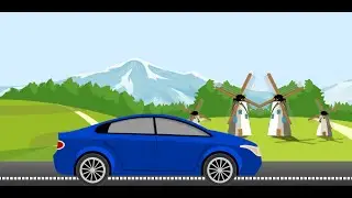 How To Make Responsive Website With Animation | Background Animation |Car Animation Using HTML CSS |