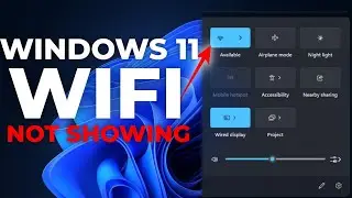 [ENABLE✔️] Fix Windows 11 WiFi Option Not Showing Up On PC / Acer / Asus / Dell / HP / Lenovo