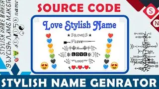 Nickname Generator App Source Code Android Studio | Stylish Text Generator Source Code 2024