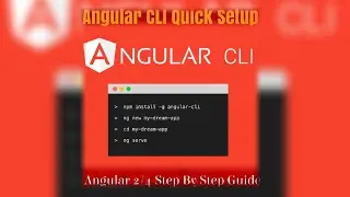 How to install Angular CLI on Windows and Scaffold Angular App using Angular CLI