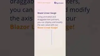 Text Pointers: A New Feature for Blazor Linear Gauge