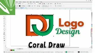 DJ Logo Design in Coraldraw || Professional Logo Design in Coral draw