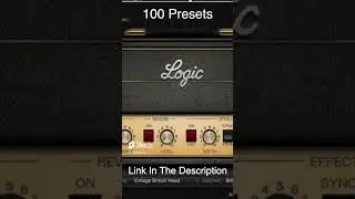 Logic Pro Amp Designer 100 Presets Pack   Link In The Description!