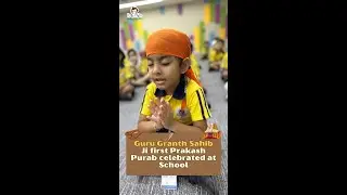 Guru Granth Sahib Ji first Prakash Purab celebrated at School #peekaboopreschool #peekabooschools