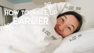 8 tips on how to wake up earlier and not feel tired (update) | Be a Morning Person ☀