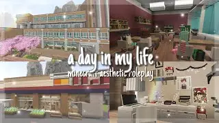 A day in my life🌷🌸with my friend✨Minecraft aesthetic roleplay