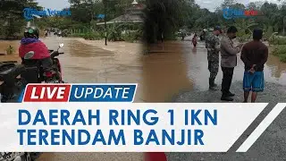 Intensitas Hujan Tinggi dari Malam hingga Pagi Sebabkan Banjir di Ring 1 Ibu Kota Nusantara Kaltim