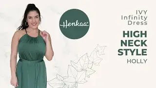 How to Style an IVY Convertible Sack Dress in a High Neck Style HOLLY HENKAA #shorts