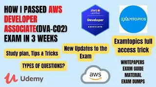 How I passed AWS Certified Developer Associate(DVA-C02) Exam in 3 Weeks | 