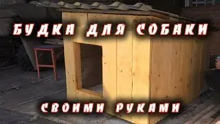 Теплая будка для собаки своими руками.
