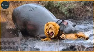 30 Fierce Attacks That Create The Trademark of Hippos | Hippo vs Lion, Crocodile