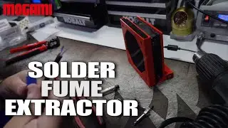 3D Printed Solder Fume Extractor + Custom Mogami Guitar Cable