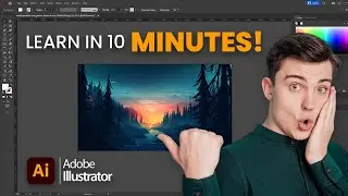 Learn Illustrator in 10 Minutes | Quick & Easy Tutorial for Beginners