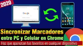 Como SINCRONIZAR MARCADORES en Google Chrome | sincronizar favoritos Google Chrome 2024