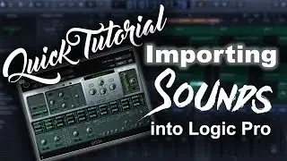 How to load Drum Kits/Sounds/Samples in Logic Pro X | Beat Maker Tutorial