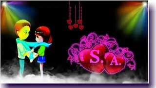 New Love Couple Name art Video Editing with KineMaster by Sajjad Creation 2020