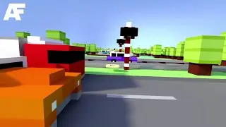 Crossy Road, but it's First Person View