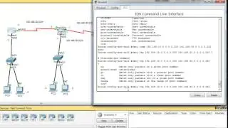 Configuring cisco extended acl / extended named access control list tutorial using packet tracer